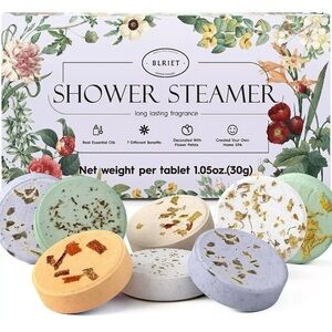 Shower Steamers Aromatherapy BLRIET 8 Pack Gifts for Women, Men, Mom, Teen